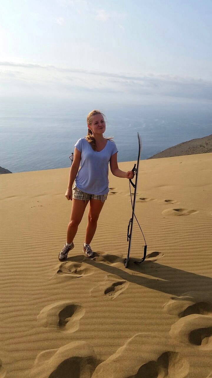 sandboarding in Atacama, Chile