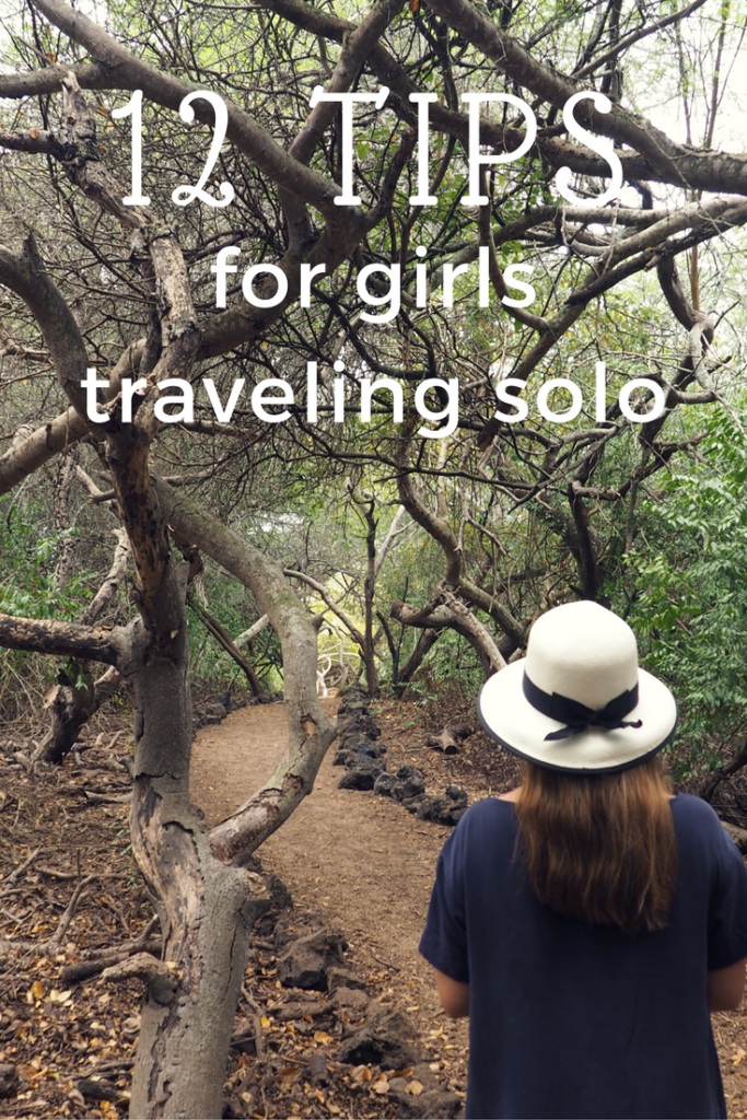 traveling solo tip
