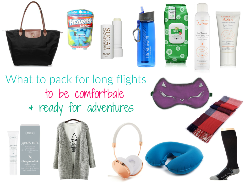 What to pack for long flights