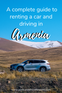 driving in armenia